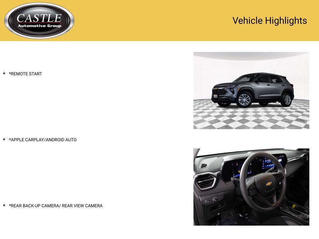 used 2025 Chevrolet TrailBlazer car, priced at $22,813