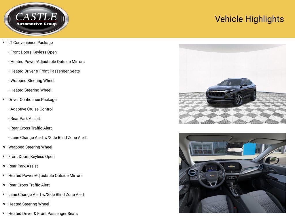 new 2026 Chevrolet Trax car, priced at $24,106