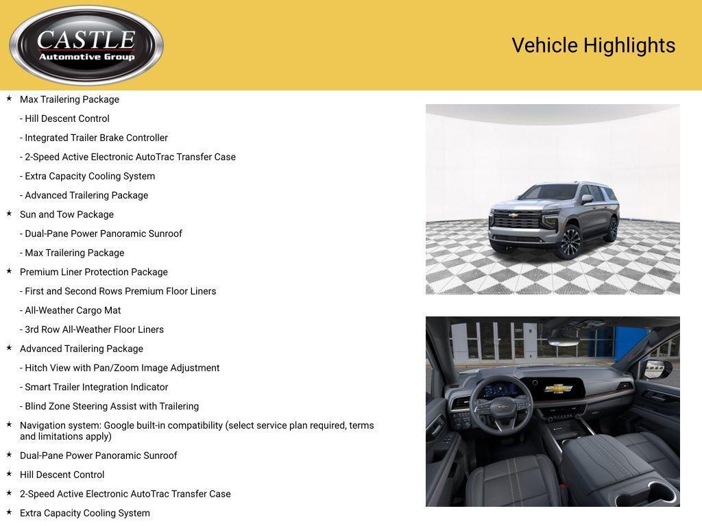 new 2026 Chevrolet Suburban car, priced at $87,822