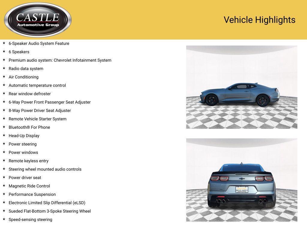 used 2023 Chevrolet Camaro car, priced at $41,999