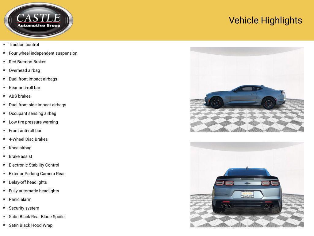 used 2023 Chevrolet Camaro car, priced at $41,999