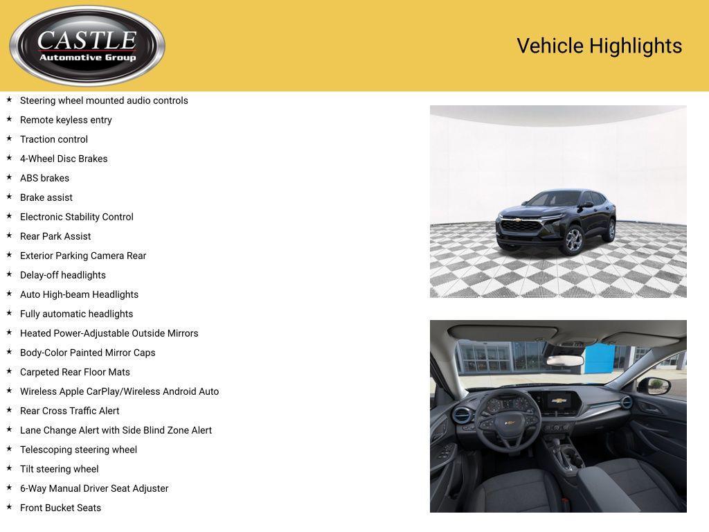 new 2026 Chevrolet Trax car, priced at $24,440