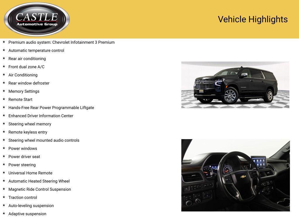 used 2021 Chevrolet Suburban car, priced at $51,998