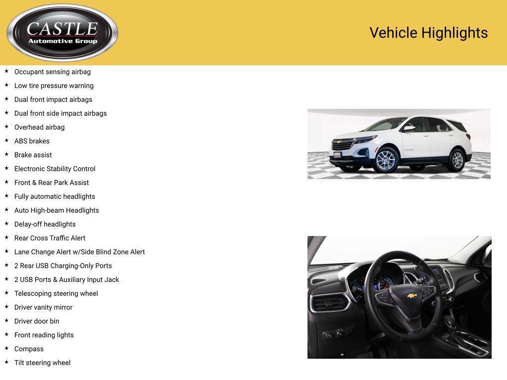 used 2023 Chevrolet Equinox car, priced at $19,800