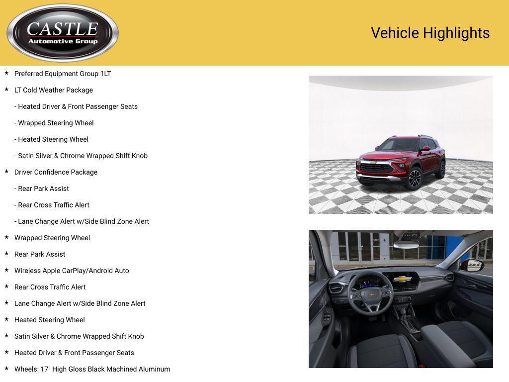 new 2026 Chevrolet TrailBlazer car, priced at $24,675