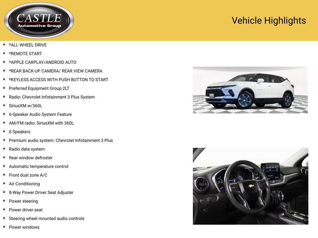 used 2023 Chevrolet Blazer car, priced at $24,298