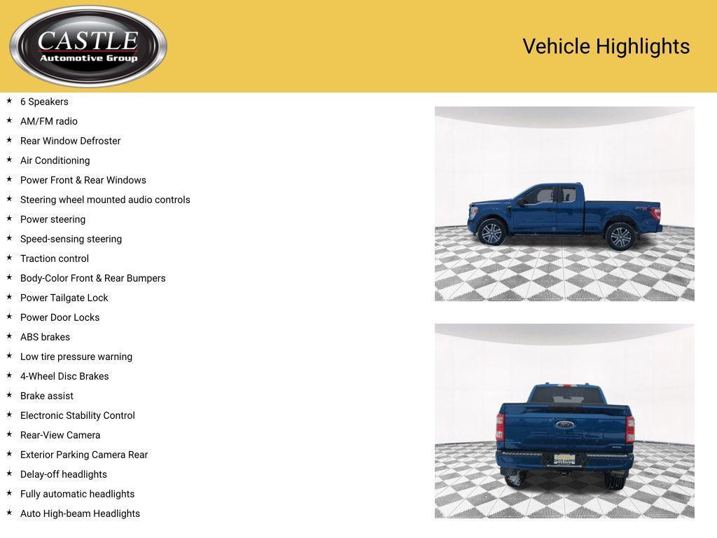 used 2022 Ford F-150 car, priced at $21,800