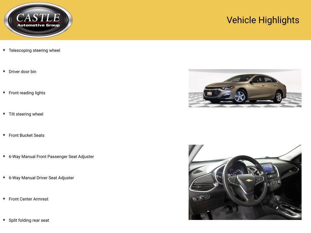 used 2022 Chevrolet Malibu car, priced at $13,900
