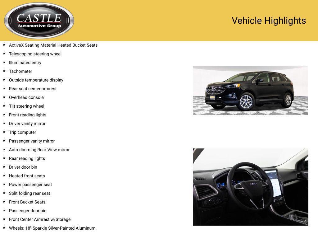 used 2022 Ford Edge car, priced at $18,900