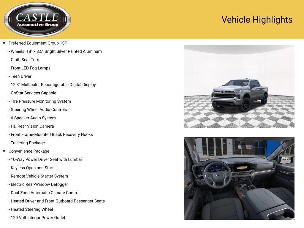 new 2026 Chevrolet Silverado 1500 car, priced at $51,522