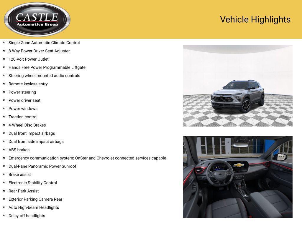 new 2026 Chevrolet TrailBlazer car, priced at $33,195