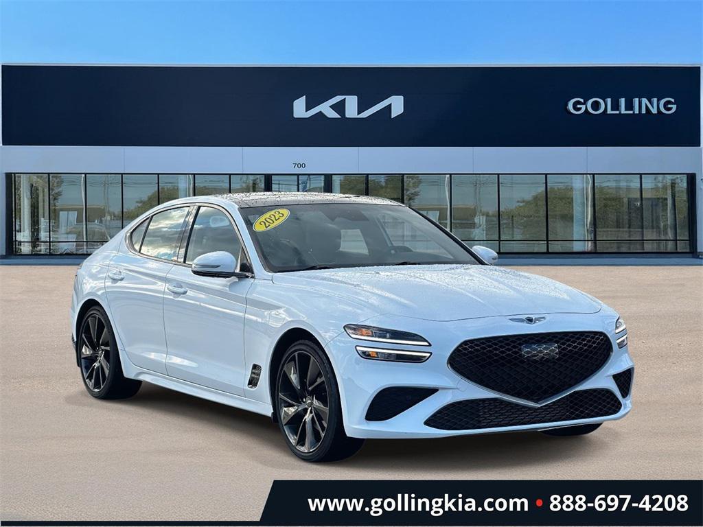 used 2023 Genesis G70 car, priced at $27,497