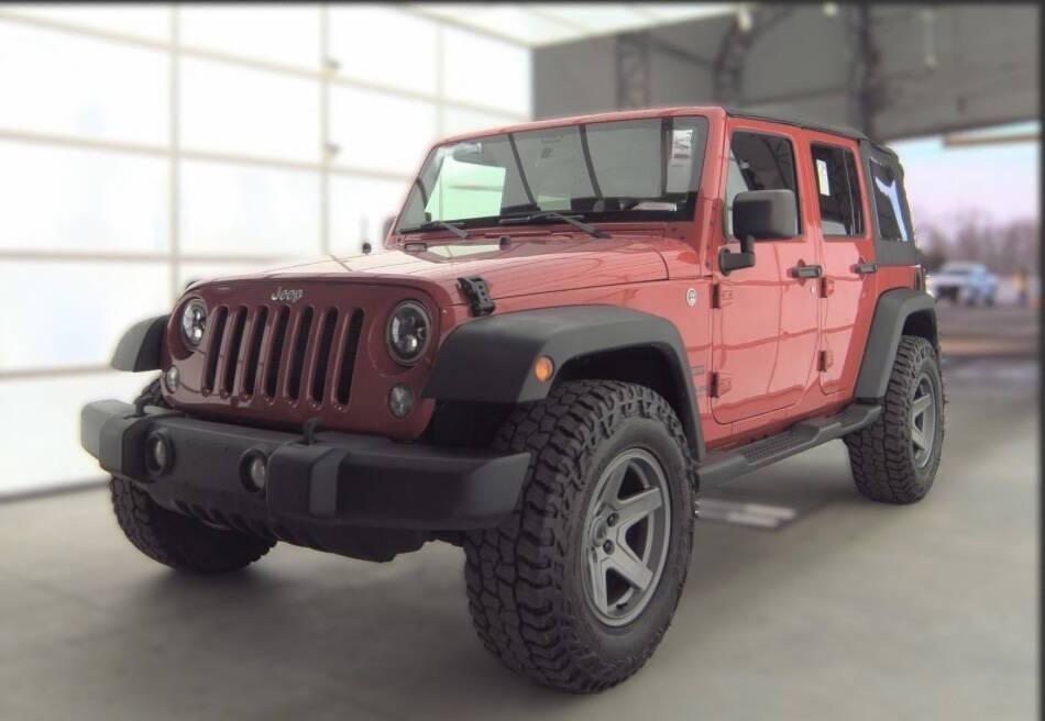 used 2014 Jeep Wrangler Unlimited car, priced at $22,499