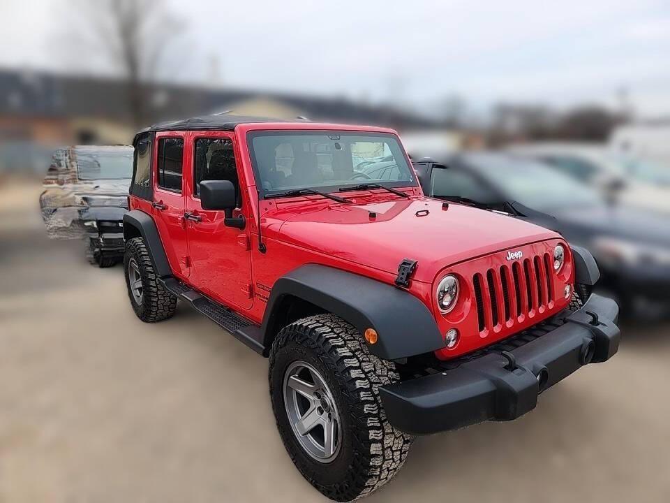 used 2014 Jeep Wrangler Unlimited car, priced at $22,499
