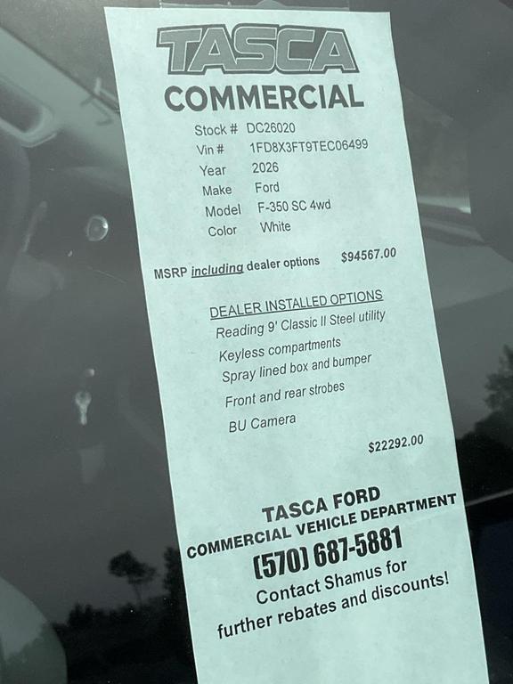 new 2026 Ford F-350 car, priced at $92,567