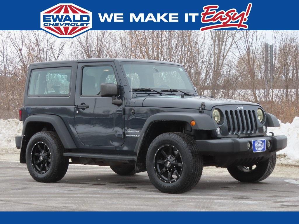 used 2017 Jeep Wrangler car, priced at $14,500