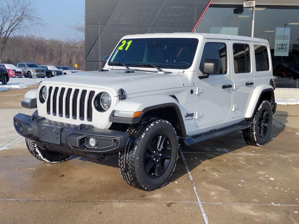 used 2021 Jeep Wrangler Unlimited car, priced at $29,500