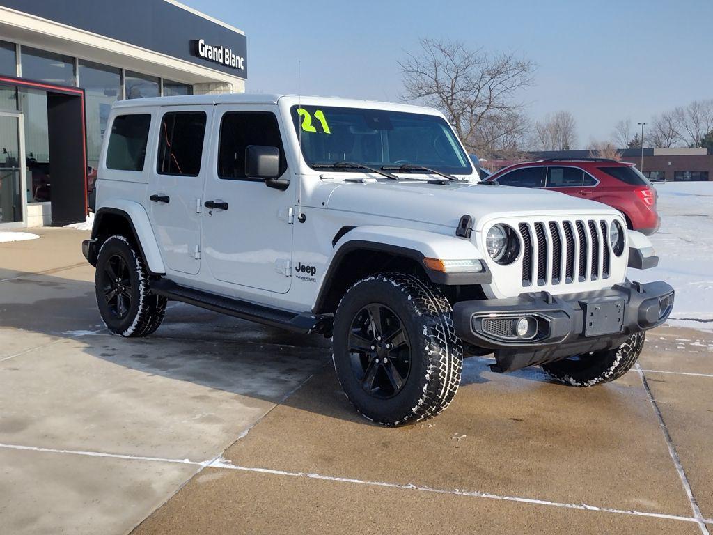 used 2021 Jeep Wrangler Unlimited car, priced at $29,500