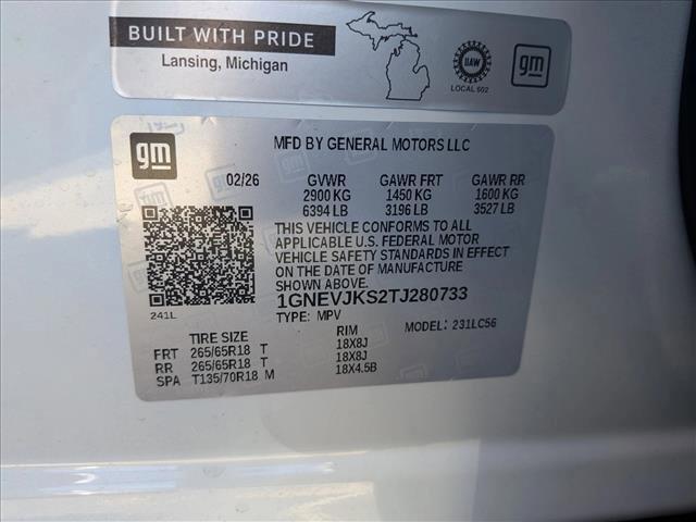 new 2026 Chevrolet Traverse car, priced at $51,860