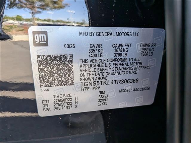 new 2026 Chevrolet Tahoe car, priced at $78,291