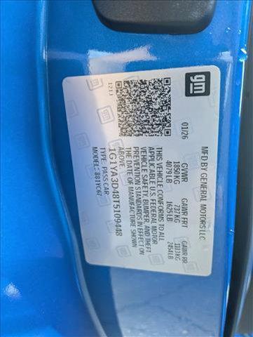 new 2026 Chevrolet Corvette car, priced at $84,820