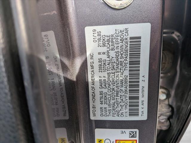 used 2019 Honda Accord car, priced at $18,755