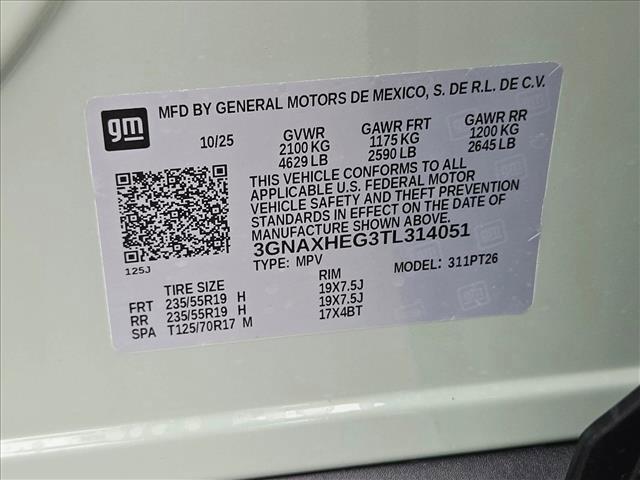 new 2026 Chevrolet Equinox car, priced at $29,734