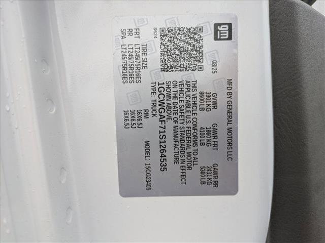 new 2025 Chevrolet Express 2500 car, priced at $46,419