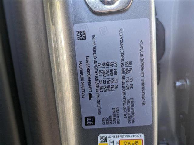 new 2025 Chevrolet Suburban car, priced at $74,200