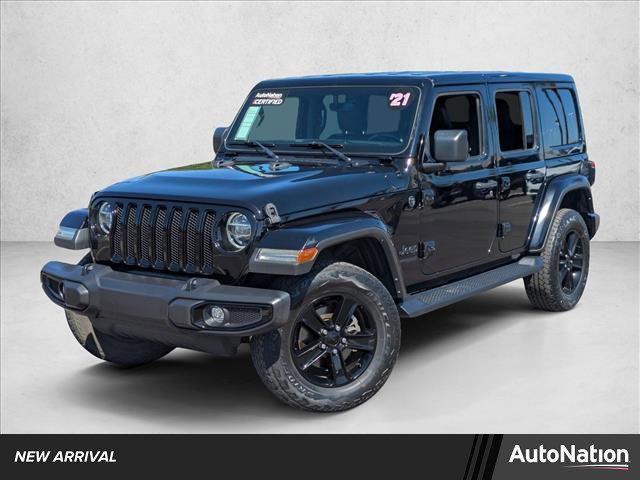 used 2021 Jeep Wrangler Unlimited car, priced at $30,491