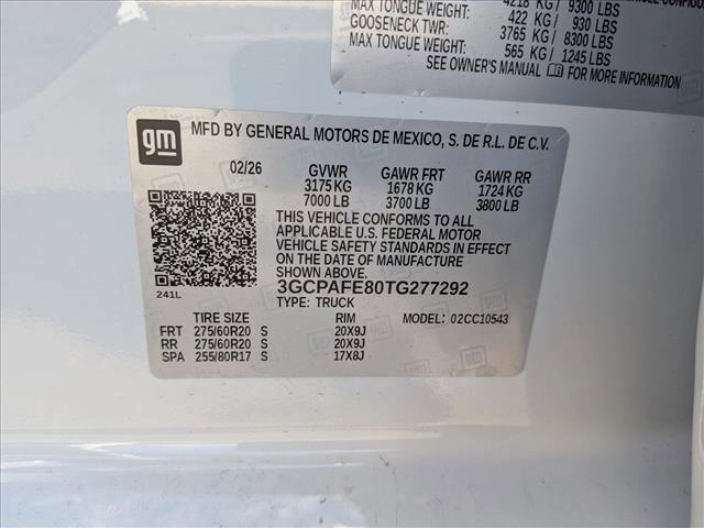 new 2026 Chevrolet Silverado 1500 car, priced at $59,917