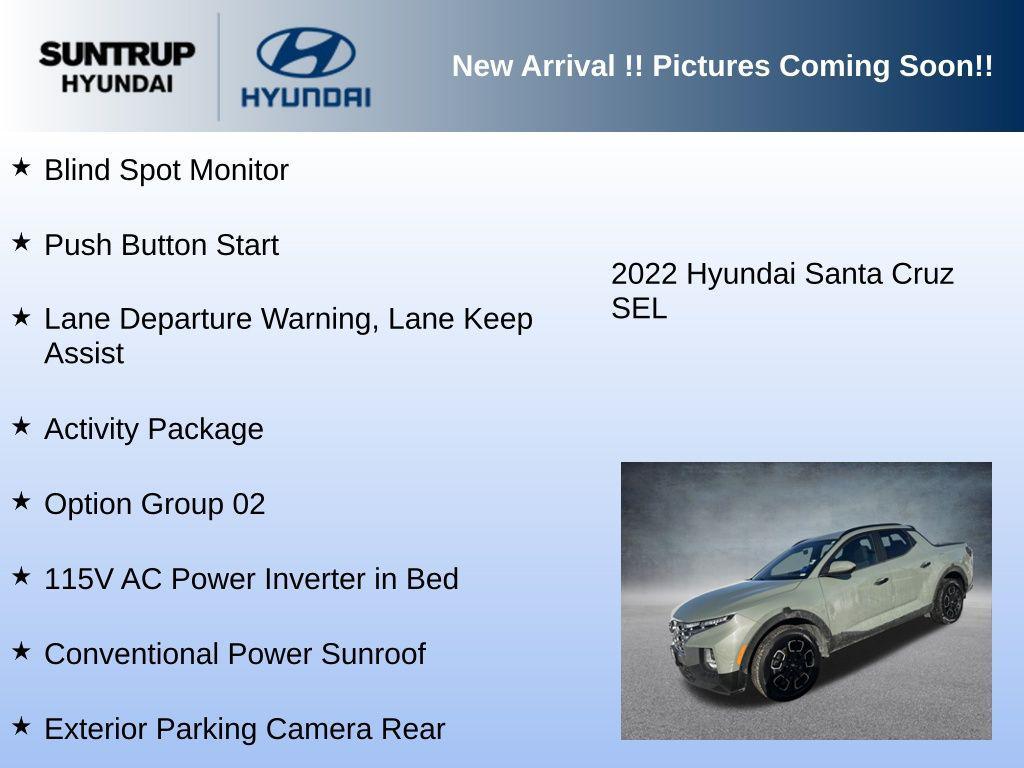 used 2022 Hyundai SANTA CRUZ car, priced at $21,835