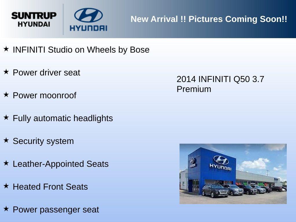 used 2014 INFINITI Q50 car, priced at $10,683