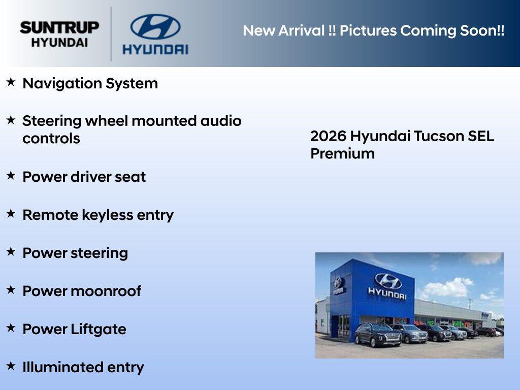 new 2026 Hyundai Tucson car, priced at $33,609