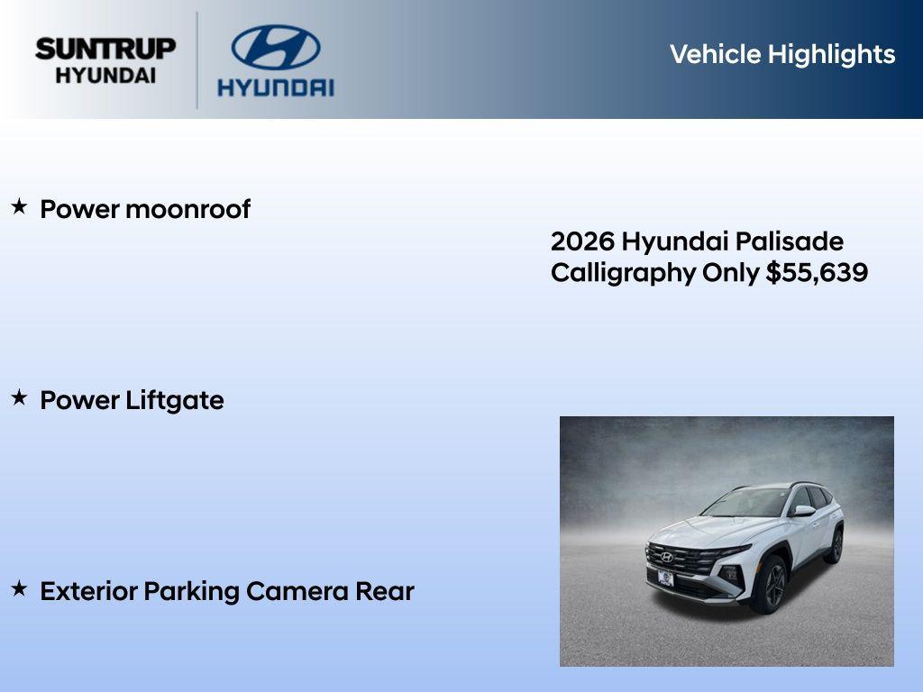 new 2026 Hyundai Palisade car, priced at $55,639