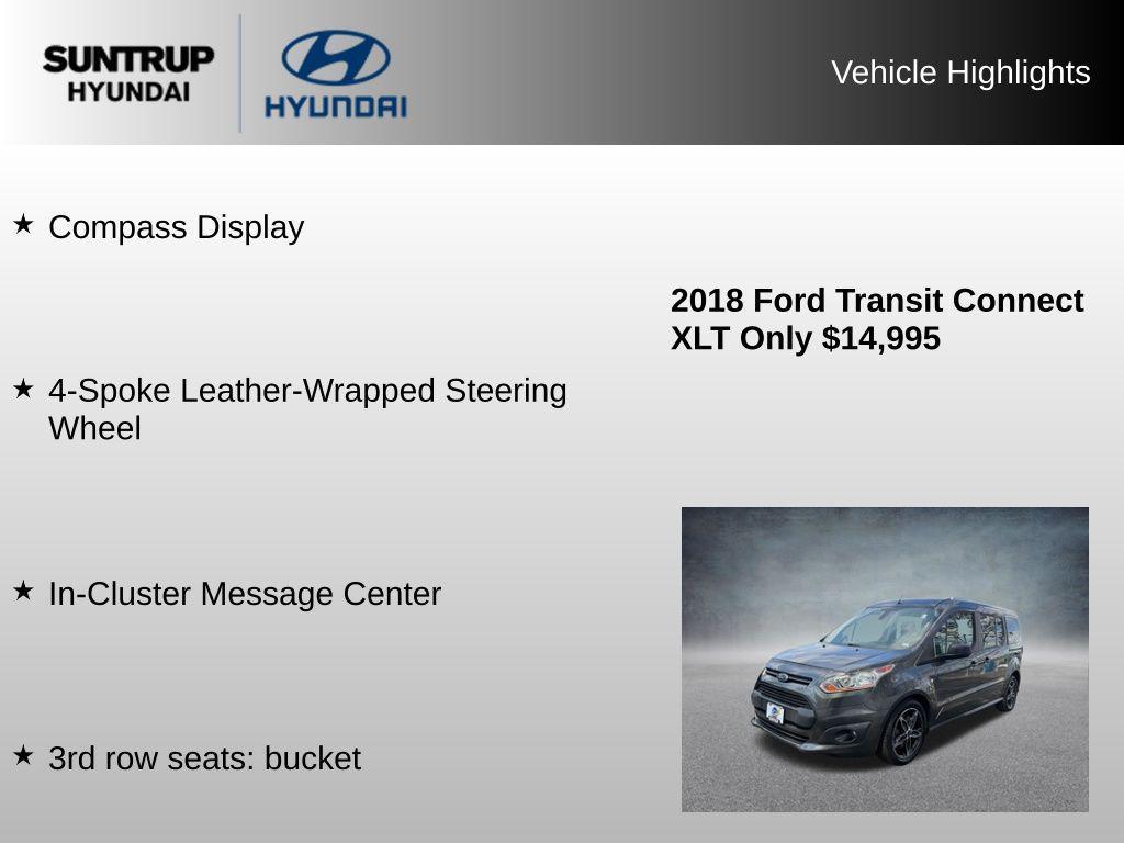 used 2018 Ford Transit Connect car, priced at $14,995