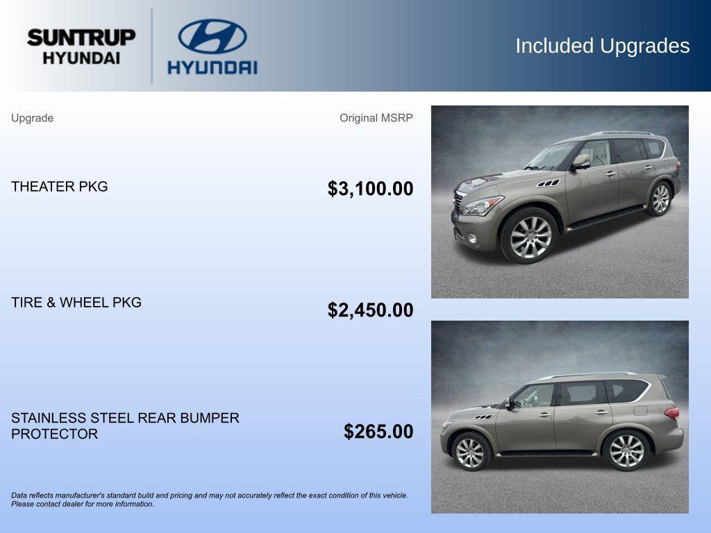 used 2013 INFINITI QX56 car, priced at $10,300