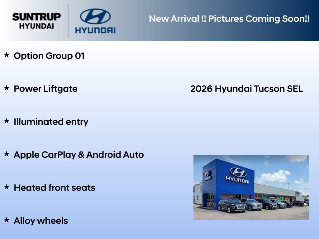 new 2026 Hyundai Tucson car, priced at $34,645