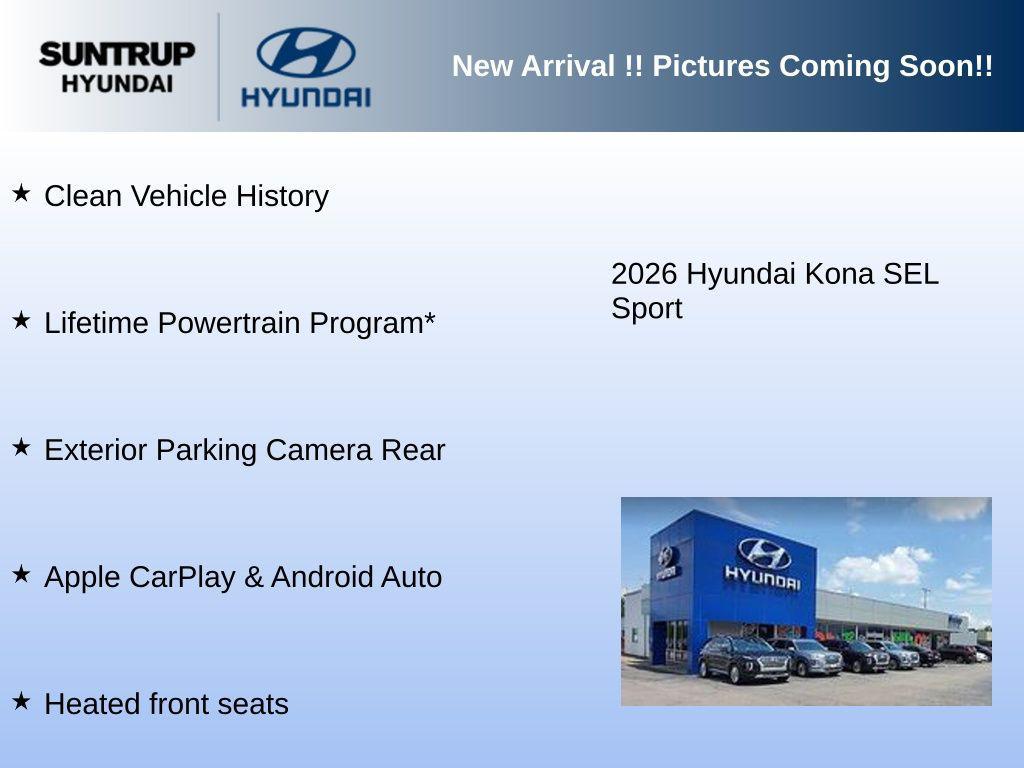 used 2026 Hyundai Kona car, priced at $25,995