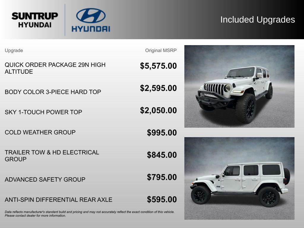 used 2021 Jeep Wrangler Unlimited 4xe car, priced at $27,495
