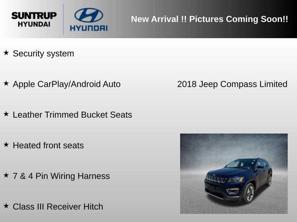 used 2018 Jeep Compass car, priced at $17,495