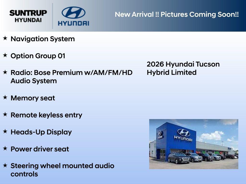 new 2026 Hyundai TUCSON Hybrid car, priced at $42,603