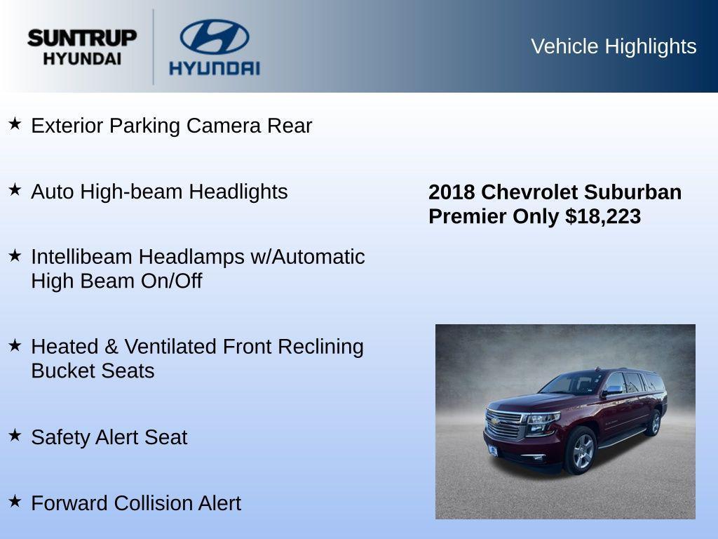 used 2018 Chevrolet Suburban car, priced at $18,223