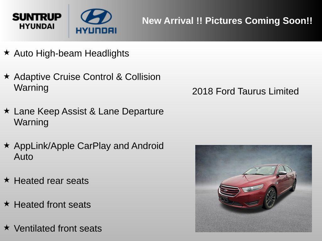 used 2018 Ford Taurus car, priced at $15,345