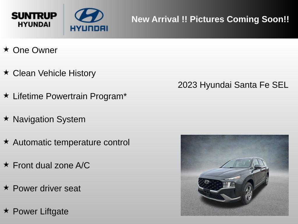 used 2023 Hyundai Santa Fe car, priced at $20,265