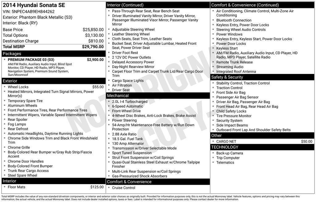 used 2014 Hyundai Sonata car, priced at $8,993