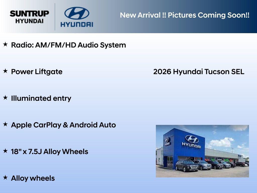 new 2026 Hyundai Tucson car, priced at $29,708