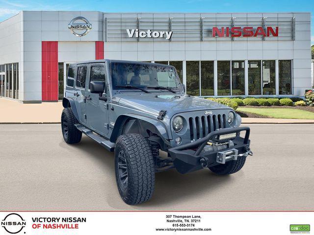 used 2015 Jeep Wrangler Unlimited car, priced at $17,261