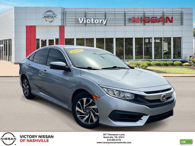 used 2017 Honda Civic car, priced at $17,531
