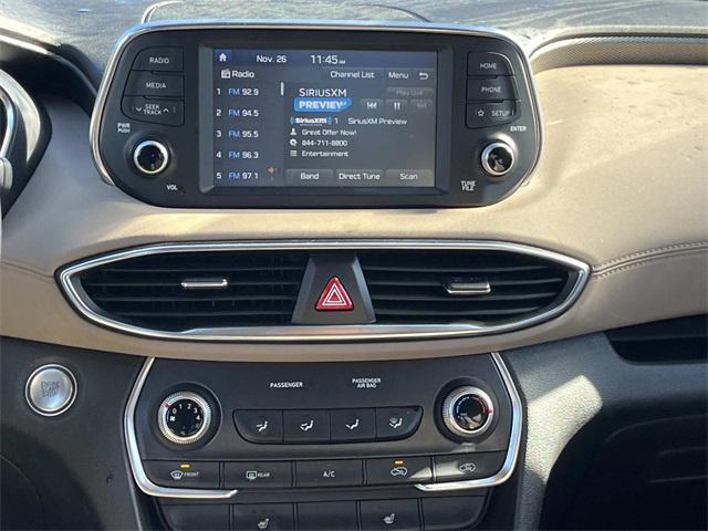 used 2019 Hyundai Santa Fe car, priced at $14,531